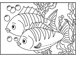 If your child loves interacting. Free Printable Fish Coloring Pages Coloring Home