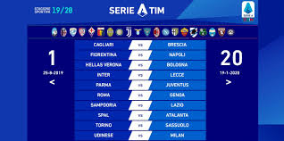 Date, orari e tabellone completo di tutte le partite in programma. Serie A Sorteggiato Il Calendario Del Campionato 2019 20 La Juve Inizia In Trasferta Numeri Calcio