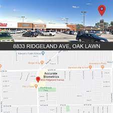 Store location & hours, services, holiday hours, map, driving directions and more. Accurate Biometrics Illinois Our Oak Lawn Location Has Moved To Better Serve Our Clients We Have Moved Our Office To 8833 Ridgeland Ave Oak Lawn In The Jewel Osco Plaza