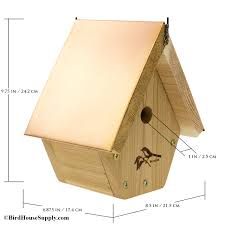 A house wren ('troglodytes aedon') near villa grove, colorado. Woodlink Coppertop Hanging Wren House Bird House