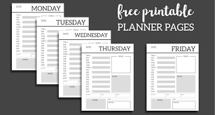 For this purpose, grids are used with each day from 7:00 am. Daily Planner Printable Template Sheets Paper Trail Design