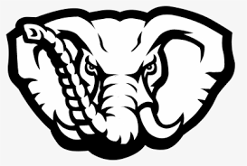 Cartoon black and white football logo. University Of Alabama Football Coloring Pages With Alabama Football Logo Black And White Hd Png Download Transparent Png Image Pngitem