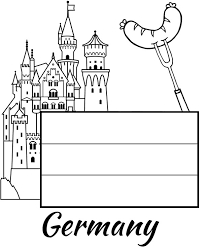 There is the flag of germany coloring page among other free coloring pages. Germany Flag Coloring Sheets For Children To Print Sausage