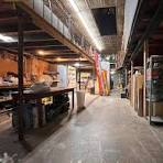 Setting up set and costume storage for a community theatre