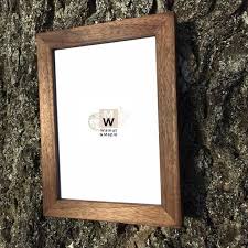 5x7 Solid Walnut Wood Picture Frame Photo Frame Home Decor Handmade Natural Wood Frames Wedding Gift Ho Wood Picture Frames Natural Wood Frames Frame