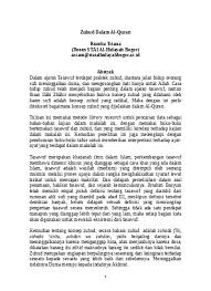 Hadist malam ini berkaitan dengan bab zuhud di dunia. Zuhud Dalam Al Quran Docx