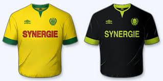Camiseta Nantes 2014 2015 Camisetas Camisetas De Futbol Costura