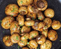 The Iron You Easy Baked Garlic Mushrooms