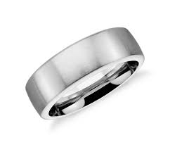 Matte Modern Comfort Fit Wedding Ring In Cobalt 7 5 Mm Blue Nile Comfort Fit Wedding Ring Tungsten Mens Rings Mens Wedding Rings