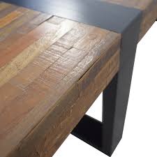 Pairs strongly with the matter grey cement square side table. 61 Off Crate Barrel Crate Barrel Seguro Rectangular Coffee Table Tables