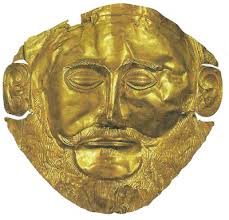 OPERA IMPORTANTE ARTE MICENEA: LA MASCHERA DI AGAMENNONE RE DEI MICENEI