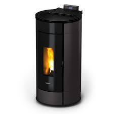 Poele A Granules Freepoint Globe 2 Air Noir Anthracite 10 5 Kw Poele A Granules Leroy Merlin Iziva Com