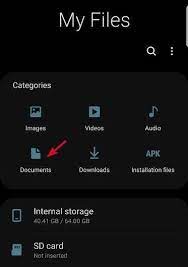 Tap sd / memory card. How To Transfer Files From Android Storage To An Internal Sd Card