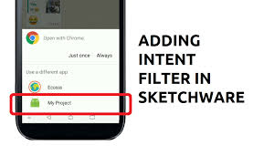 Create custom popup window using sketchware refer the video below if you get stuck. How To Add Intent Filter In The Sketchware Apps Sketchub Blog