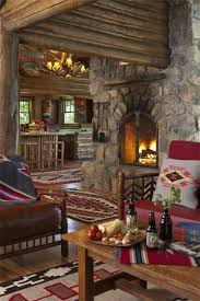 Log Cabin Lodge Style This Would Be A Nice Second Home To Spend Time Skiing In The Winter With Images Log Homes Log Cabin Homes Rustic House