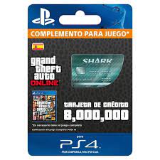 Tarjeta Tiburon Megalodon De 8 000 000 Para Gta Online Ps4 Gta Ps4 Megalodon