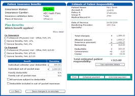 patient responsibility calculator aam