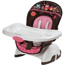 Fisher Price Deluxe Pink Owl Infant Booster Toddler Seat High Chair Space Saver Top Baby Products Pink High Chair Fisher Price