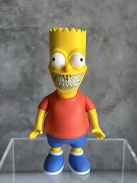 Ron English Bart Simpson Grin X Made By Monsters Vinyl Figure OG