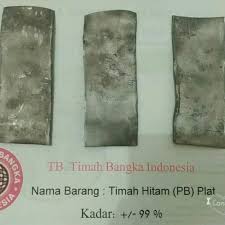 Bijih timah yang berada ditambang indonesia pada umumnya ialah berasal dari jenis endapan timah aluvial dan sering disebut sebagai endapan timah timah biasa terbentuk dari 9 isotop yang stabil. Jual Timah Hitam Murni Pb Plat Kadar 99 Berat 100 Gram Kota Tangerang Tb Timah Bangka Tokopedia