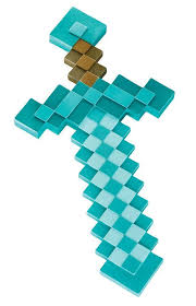 Minecraft Plastic Replika Diamond Sword 51 Cm Other Diamante Spada