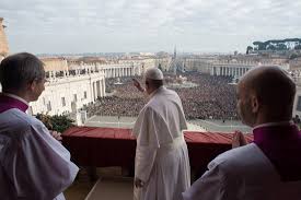 Adoration of the blessed sacrament presided over by the holy father in front of st peter' basilica. Pope Ushers In Christmas With Call To Iraqi Refugees Time