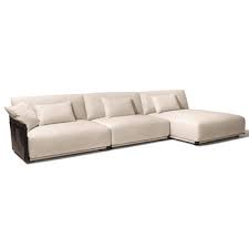 A series of modular sofas and armchair in solid. Aton Sectional Sofa By Giorgetti Switch Modern