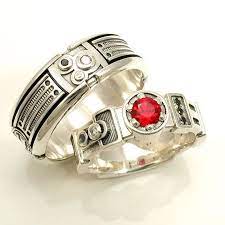 Pin By Ili Diana Castro On My Inner Geek Star Wars Ring Star Wars Jewelry Mens Wedding Rings