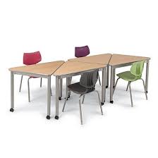 Uxl Wing Desk A Versatile Student Desk Is Great For Individual Or For Group Work Arrange The Uxl Wing Des Desk Arrangements Student Desks Classroom Furniture
