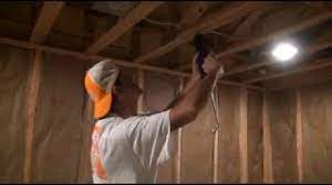 After the ceiling is framed, then it can be drywalled. How To Hang Drywall Ceilings Youtube