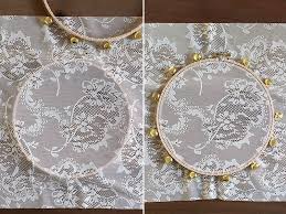 Diy Lace Tambourine Gelinler Kendin Yap Dugun Ve Dugun Hediyelikleri