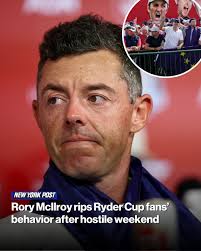 I don't think we should ever accept that in golf."