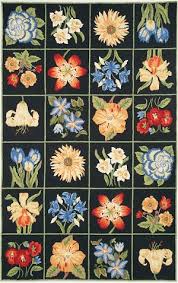 Find a factory outlet store. Marcella Vera Bradley Signature Vby064a Barbara Black Multi Closeout Area Rug