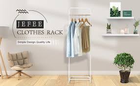 Shop the best new and used gear from top brands. Amazon Com Jefee Garment Rack Hang Clothes Rack Simple Garment Rack For Garment Storage Display Heavy Duty Metal Clothes Rack Hang Clothes Rack Covers A Small Area Simple And Fashionable White Home