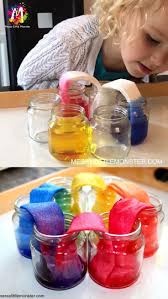 Rainbow Walking Water Science Experiment Water Science Experiments Science Projects For Kids Science Experiments Kids