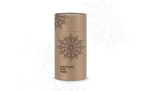 You can change background color as well. Cylinder Box Mockup Mockups For Free