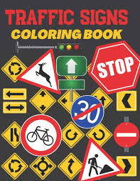 Download printable stop signs and use any clip art,coloring,png graphics in your website, document or presentation. Traffic Signs Coloring Book An Adult Colouring Pages With Clean Road Signs Stress Relief And Relaxation For Kids Or Adults Arrow Platine Amazon Com Mx Libros