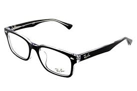 Ray Ban Glasses Black And Clear Ray Ban Rx5286f Eyeglasses 2034 Black Clear 53mm Eye Wearz Womens Sunglasses Face Shape Eyeglasses Ray Ban Women