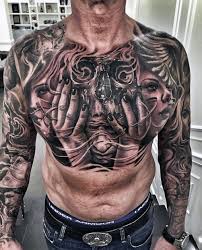 Chest tattoos have different meanings according to their sizes and types. 50 Skull Chest Tattoo Designs For Men Haunting Ink Ideas