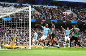 Rodri appeared to be in an offside position when he dispossessed tyrone mings inside the villa half. Man City Score Controversial Goal Vs Aston Villa After Var Check Despite Sterlings Offside Position Sporting Excitement