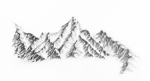 How To Draw A Winter Landscape From Scratch Kids, its easy to draw the image of mountain. how to draw a winter landscape from scratch