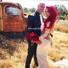 Shareig Just Wanted To Give You A Little Peek At How Amazing Natalieevamarie And How Handsome Jonathan Coyle Were Look Eva Marie Red Hair Celebrities Female