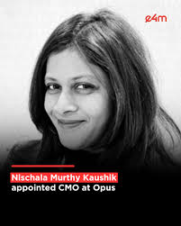 Nischala Murthy Kaushik appointed Chief Marketing Officer at Opus. She  previously served as CMO at Fresh Gravity. Read the full story:  https://www.exchange4media.com/people-movement-news/nischala-murthy-kaushik-appointed-chief-marketing-officer-at-opus  ...
