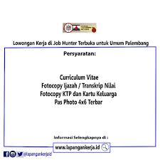 Jobs now available in nilai. Job Vacancies At Job Hunter Open To Palembang Public Steemit