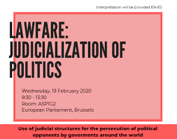The event proceeded without disruption. Lawfare Judicialisation Of Politics High Level Conference At The Ep Efa European Free Alliance