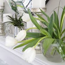 A tulip arrangement is the perfect piece to welcome spring! How To Make An Easy Tulips Vase Arrangement Setting For Four