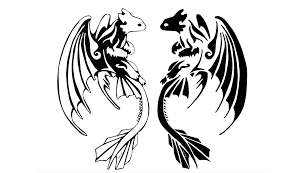 Tribal Style Toothless And Light Fury Httyd We love the dragon movies so i was excited to get this book for my 5 yo. tribal style toothless and light fury