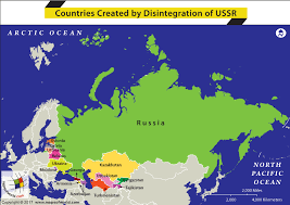How Many Countries Were Created By Disintegration Of Ussr Answers Ussr How Many Countries Map