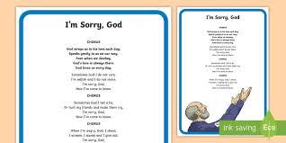 Not knowing the name of a song can be frustrating, and it can make an earworm catch on even more. I M Sorry God Song Lyrics