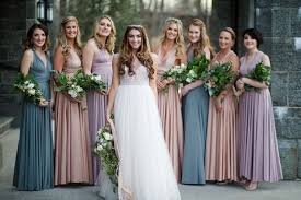 Classy New York State Castle Wedding With Muted Color Palette Pastel Bridesmaid Dresses Bride Future Bride